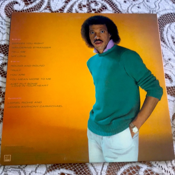 Perfect Condition Lionel Richie Vinyl - Picture 3 of 8
